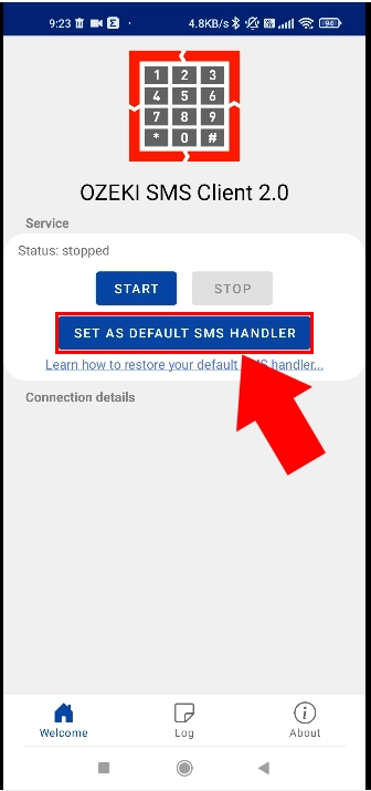 set as default sms handler
