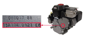 Snow Blower Engines Snow Blower Engine Model Number Location