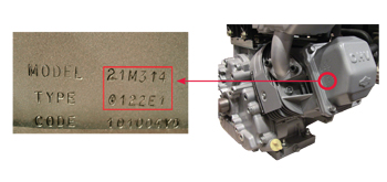 Snow Blower Engines Snow Blower Engine Model Number Location