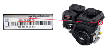 Engine Model Number Locations Utility Mower Engine Model Number Location